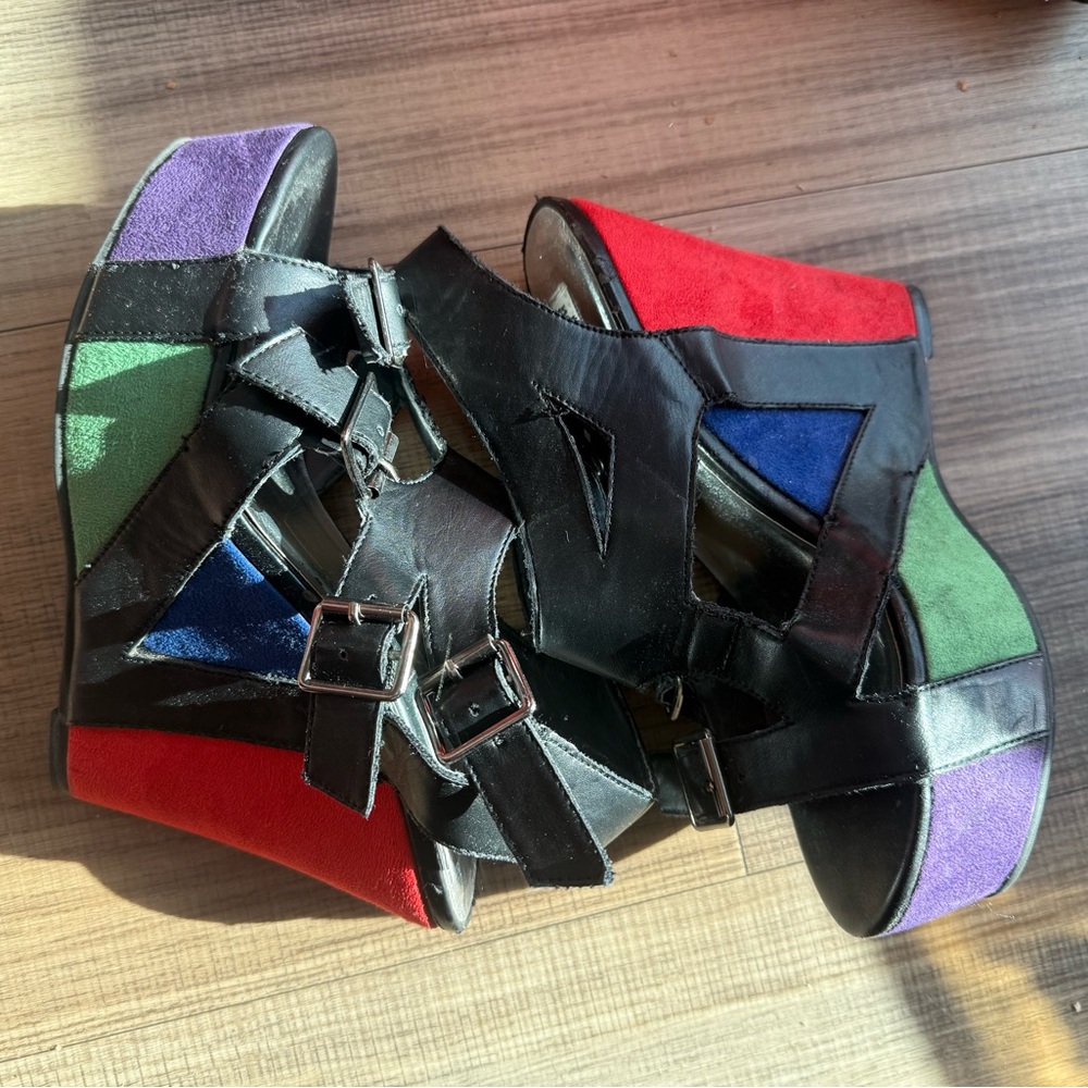 Colorful Women's Wedge Sandals